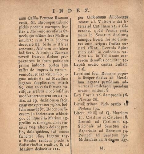 15 x 9 εκ. 18 σ. χ.α. + 179 σ. + 13 σ. χ.α., όπου στο φ. 1 χειρόγραφη σημείωση με μαύ